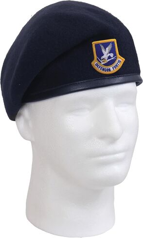 Rothco Inspection Ready Beret With USAF Flash - Midnight Navy Blue in Saudi Arabia