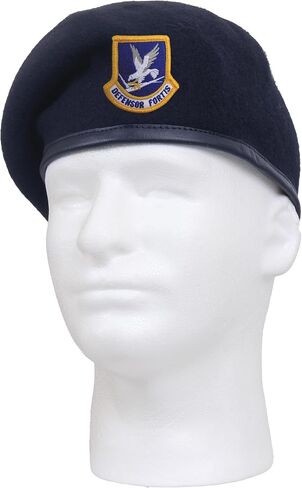 Rothco Inspection Ready Beret With USAF Flash - Midnight Navy Blue in Saudi Arabia