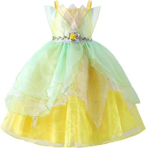 SNDSHOP Cinderella Princess Dress Costume for Toddler Girls Halloween 2-11T in Saudi Arabia