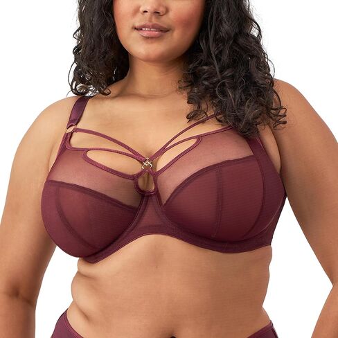 Elomi Women's Plus Size Sachi Strappy Underwire Plunge Bra in Saudi Arabia
