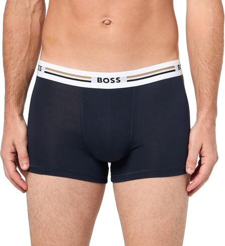 BOSS Men's 3-Pack Iconic Stripe Waistband Trunks in Saudi Arabia