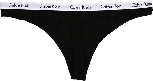 سراويل داخلية نسائية من Calvin Klein مصنوعة من القطن بشعار Carousel، حزمة متعددة، أسود/رمادي منقط/Small Buff Check Obsess in Saudi Arabia