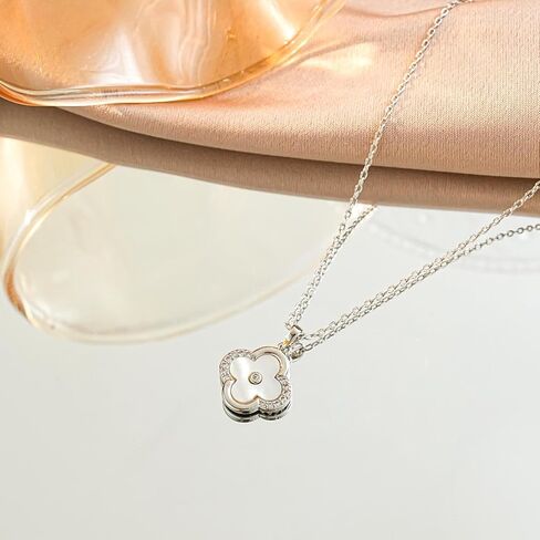 MAARRING Pendant Necklace Earrings Set with AAA Cubic Zirconia, Heart Jewelry Sets for Women Bridal Wedding Birthday Party Valentin's day in Kuwait