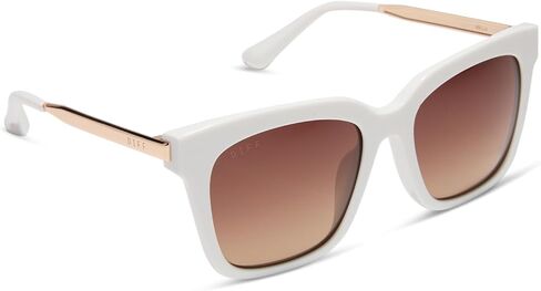 DIFF Bella Oversized Designer Sunglasses for Women UV400 Protection, Blue Dust + Blue Gradient Flash in Saudi Arabia