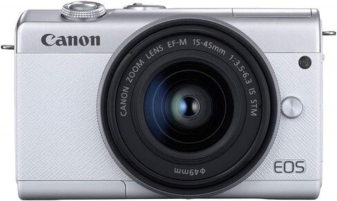 Canon EOS M200 Compact Mirrorless Digital Vlogging Camera with EF-M 15-45mm Lens, Vertical 4K Video Support, 3.0-inch Touch Panel LCD, Built-in Wi-Fi, and Bluetooth Technology, Black in Kuwait