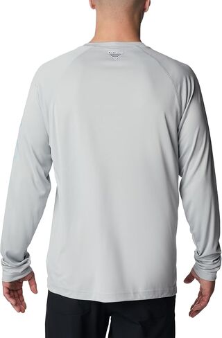 Columbia Men's Terminal Tackle Long Sleeve Shirt, Circuit/Key West Logo, Small in Saudi Arabia