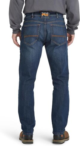 Timberland Men's Standard Ballast Athletic Fit Flex 5 Pocket Jeans, Factory, 34 32 in Saudi Arabia