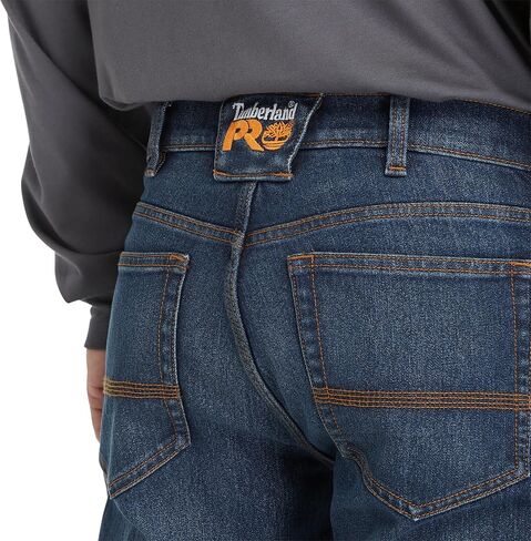 Timberland Men's Standard Ballast Athletic Fit Flex 5 Pocket Jeans, Factory, 34 32 in Saudi Arabia
