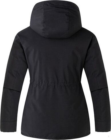 Skieer Women's Waterproof Ski Jacket Hooded Fleece Winter Jacket Warm Snow Coat in Kuwait