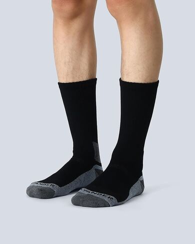 WANDER Merino Wool Hiking Socks Men Women Moisturing Wicking Lightweight 3 Pairs Cushioned Breathable Crew Work Boot Socks in Kuwait