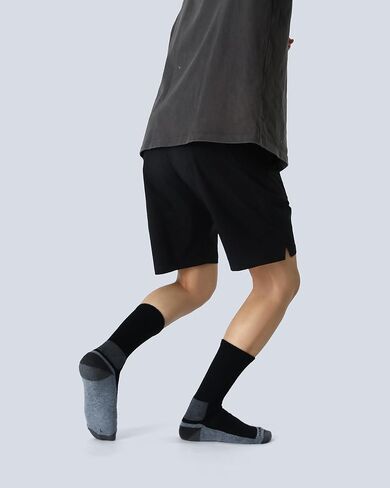 WANDER Merino Wool Hiking Socks Men Women Moisturing Wicking Lightweight 3 Pairs Cushioned Breathable Crew Work Boot Socks in Kuwait
