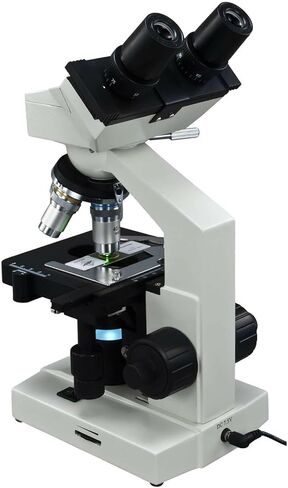 OMAX 40-2500X LED Digital Binocular Compound Microscope USB Camera + Blank Slides + Covers + Lens Paper in Kuwait
