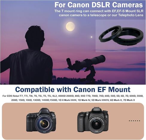 محول تركيب عدسة JINTU T2 T Mount Lens إلى M4/3 Micro Four Thirds Micro 4/3 MFT كاميرا بدون مرآة متوافقة مع أجسام كاميرا Olympus EP1، EP2، EPL1، Panasonic DMC-G1، DMC-GH1، DMC-GF1 in Saudi Arabia