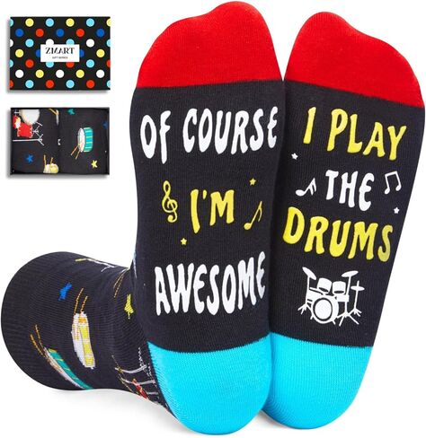 Zmart Guitar Gifts for Men Women Teen Unique, Cool Music Gifts for Bass Guitar Players Teachers, Funny Socks Guitar Lovers Gifts, Heavy Metal Gifts in Saudi Arabia