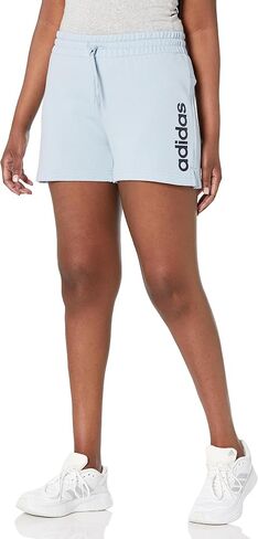 adidas Women's Plus Size Essentials Linear French Terry Shorts in Saudi Arabia