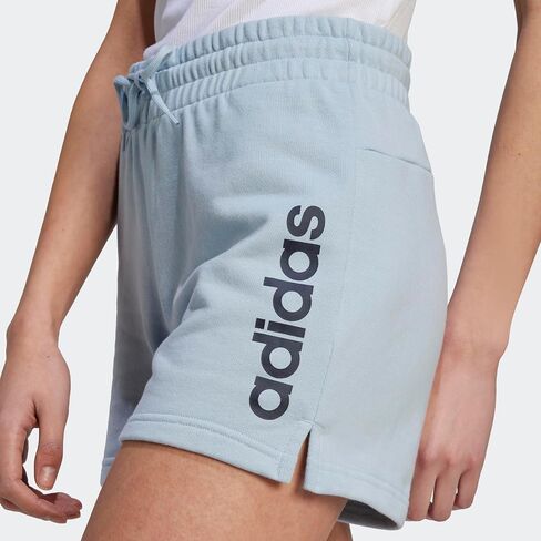 adidas Women's Plus Size Essentials Linear French Terry Shorts in Saudi Arabia
