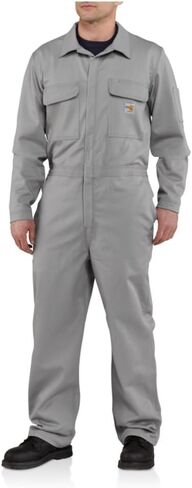 Carhartt mens Flame Resistant Relaxed Fit Twill Coverall in Saudi Arabia