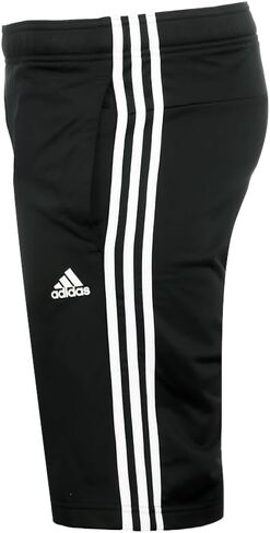 شورت رجالي من adidas مقاس Essentials Warm-up Tricot Regular 3-Stripes، أحمر داكن، كبير/طويل in Kuwait