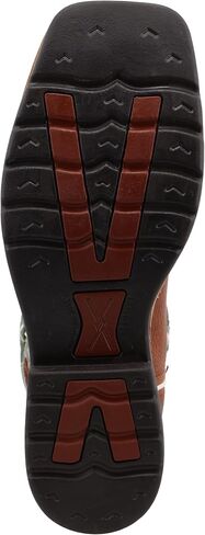 Men's 12" Western Work Boot - Casual Western Boots for Men, Brown & Grey, 10.5 EE in Kuwait