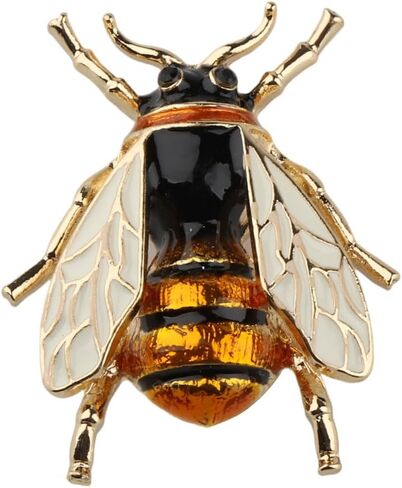 إكسسوارات دبوس بروش من سلسلة حشرة النحل والعسل باللون الذهبي من بوبونا in Kuwait