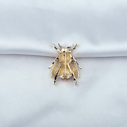 إكسسوارات دبوس بروش من سلسلة حشرة النحل والعسل باللون الذهبي من بوبونا in Kuwait