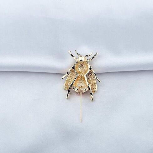 إكسسوارات دبوس بروش من سلسلة حشرة النحل والعسل باللون الذهبي من بوبونا in Kuwait