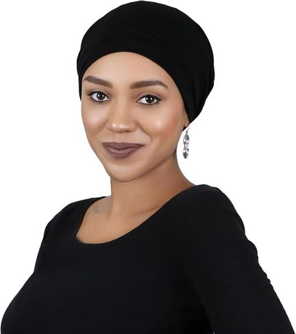 Hats Scarves & More Bamboo Slouchy Beanie for Women Chemo Headwear Moisture Wicking Cancer Turban Head Wrap Snood in Saudi Arabia