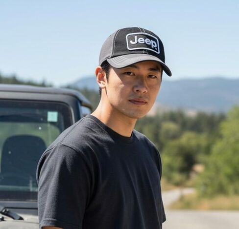 قبعة جيب بريميوم تشينو تويل باتش للآباء للرجال قبعة بيسبول قبعات بولو in Kuwait