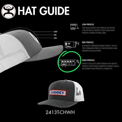 HOOEY Lock Up Adjustable Snapback Mesh Back Trucker Hat in Saudi Arabia