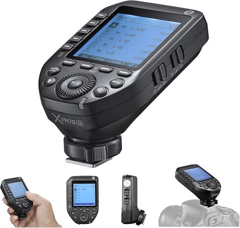 Godox XProII-O TTL Wireless Flash Trigger Transmitter Compatible for Olympus/Panasonic Cameras,2.4G 1/8000s HSS,Bluetooth Connection,New Hotshoe Locking,16 Groups and 32 Channels in Kuwait