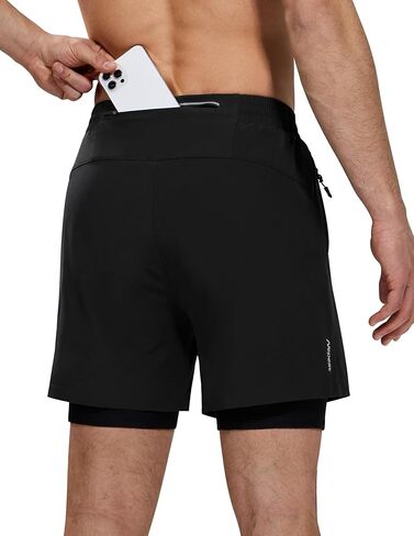 Nepest Men’s 4D Padded Mountain Bike Shorts MTB Cycling Biking Bicycle Riding Shorts with Zipper Pockets in Kuwait