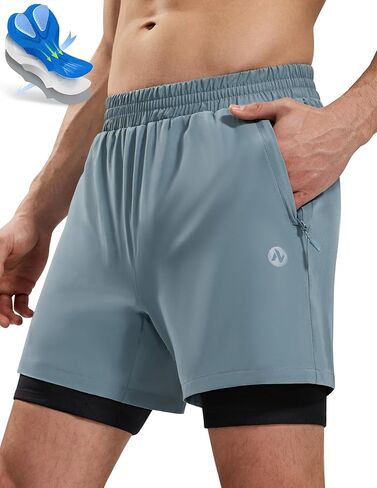 Nepest Men’s 4D Padded Mountain Bike Shorts MTB Cycling Biking Bicycle Riding Shorts with Zipper Pockets in Saudi Arabia