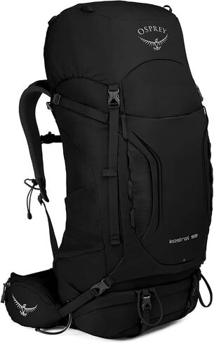 Osprey Kestrel 58L Men's Backpacking Backpack, Black, M/L in Saudi Arabia