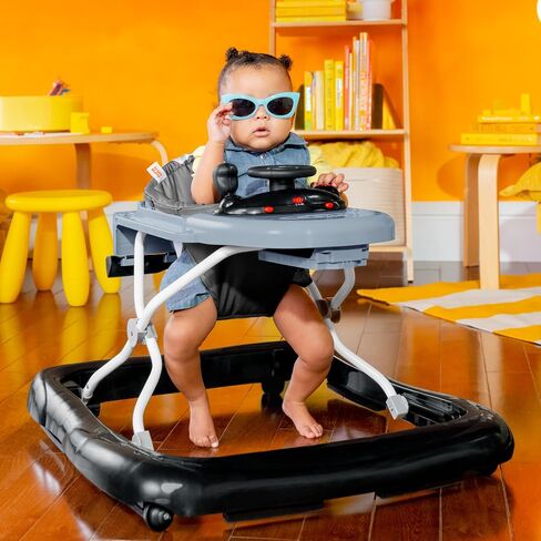 Bright Starts Ford Mustang 4-in-1 Pink Baby Activity Center & Push Walker with Removable Interactive Steering Wheel -Toy, 6 Months and up in Saudi Arabia