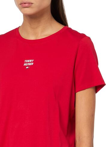 Tommy Hilfiger Women's Stripes Ruffles Off The Shoulder Casual in Kuwait