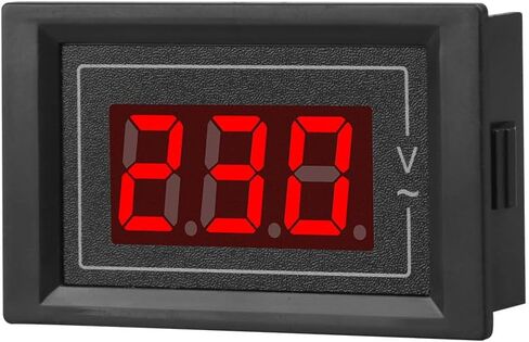2-pack 2in1 لوحة متعددة 110 فولت/220 فولت ، مقياس Ammeter Digital Voltmeter AC 80V-300V 100A ، Volt AMP Meter Voltage Voltage Amperage Convecter Gauge مع المحول الحالي CT in Saudi Arabia