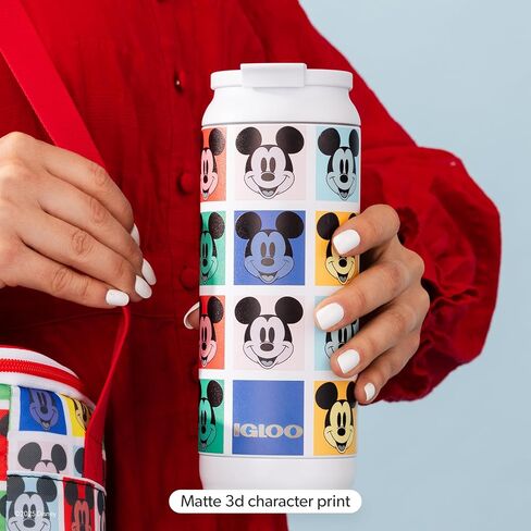 علبة Igloo Mickey 16 أونصة ، بلورن معزول من الفولاذ المقاوم للصدأ in Saudi Arabia