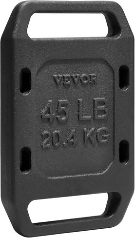VEVOR Cast Iron Weights, 10LB Pair Weighted Weights with Straps, Adjustable Plate for Swings, Squat, Strength Training, Weightlifting, Fitness Workout in Saudi Arabia