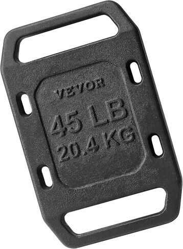 VEVOR Cast Iron Weights, 10LB Pair Weighted Weights with Straps, Adjustable Plate for Swings, Squat, Strength Training, Weightlifting, Fitness Workout in Saudi Arabia