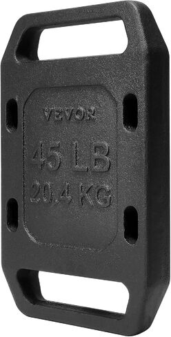 VEVOR Cast Iron Weights, 10LB Pair Weighted Weights with Straps, Adjustable Plate for Swings, Squat, Strength Training, Weightlifting, Fitness Workout in Saudi Arabia