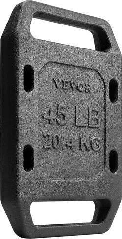 VEVOR Cast Iron Weights, 10LB Pair Weighted Weights with Straps, Adjustable Plate for Swings, Squat, Strength Training, Weightlifting, Fitness Workout in Saudi Arabia