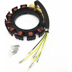 MOTOCEO Stator For Mercury Mariner Outboard 16Amp 25 30 40HP 1998-2005 4Stroke 2/3Cylinder 174-2386 398-852386A4 398-852386T4 398-852386T6 398-852386T8 65W-85510-00-00
