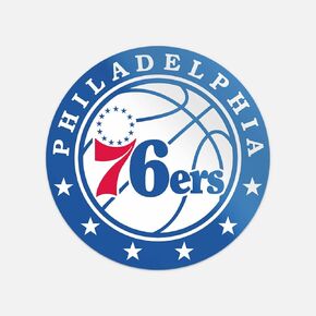 Stars Philadelphia Basketball 76er Logo Sport Car Bumper Sticker Decal 5'' X 5''