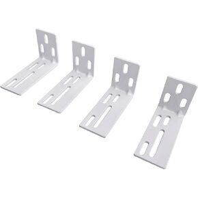 ZSHINE Heavy-Duty Curtain Conjoined Double Track rails Wall Mounting for Living Room Bedroom Room Divider (Wall Mounting Bracket)