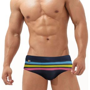 UXH Men's Swimming Briefs Sexy Swimwear Brand Swim Trunks Sexy Low Waist Boxers
