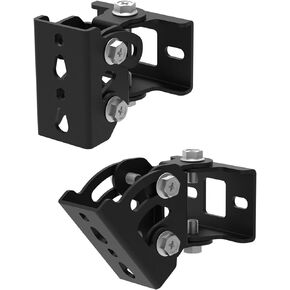 Ykxaecl Universal Speaker Wall Ceiling Mount Brackets, Satellite Speaker Mounts, Surround Sound Mounting Bracket, Built to Swivel and Tilt, Steel, Hold up to 10 lbs, wcm-001