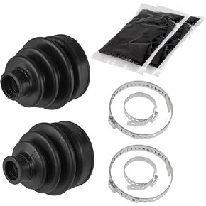 Caltric Front Axle Inner Outer Cv Boot Kit Compatible with Honda Trx500Fm Foreman 500 4X4 S 2005-2013