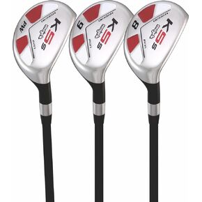 Senior Ladies Golf Clubs All Hybrid Set 55+ Years Womens Right Handed Majek Lady Full True Hybrid Complete Set which Includes: #8, 9, PW Lady Flex New Utility A Lady Flex Club Set