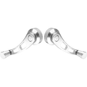 2pcs Alloy Window Handle Riser Winder Crank Fit for Classic Car Window regulator and accessories (Black)