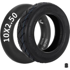 10x2.50 Tire and Inner Tube Set Replacement for Hover Board Self Balancing Electric Scooter, 10" Scooter Wheels fit 36v 48v 400w 500w 800w Hub Motor Mijia M365